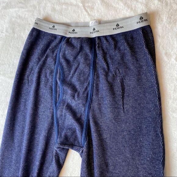 Indera Blue Thermal Underwear Size Medium - Picture 5 of 9